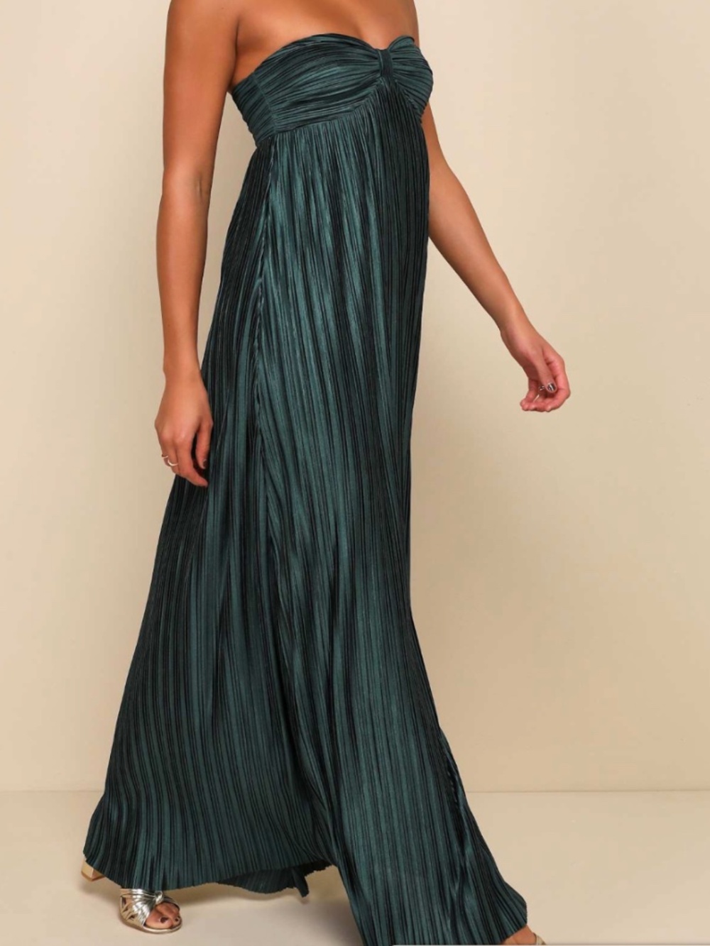 LuLu's strapless maxi dress